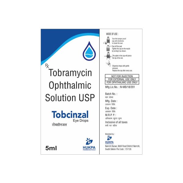 Tobcinzal Eye Drop
